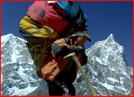 Sherpa carries struggling climber thousands of feet down Mount